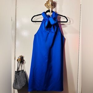 BEAUTIFUL SILK BLUE DRESS